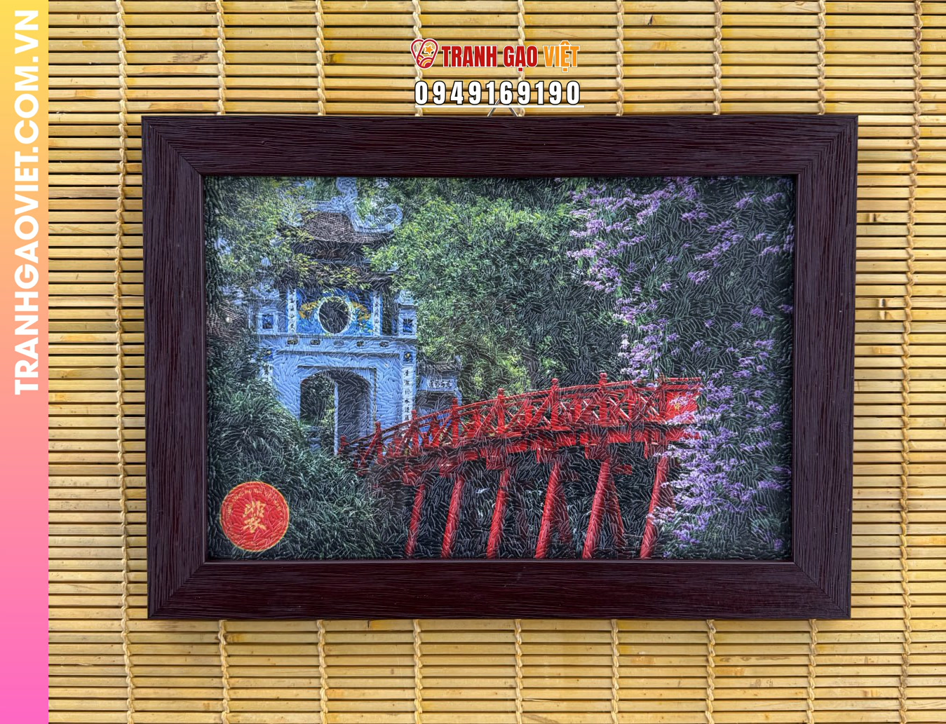 Liên hệ đặt Tranh Gạo Phố Cổ Hà Nội