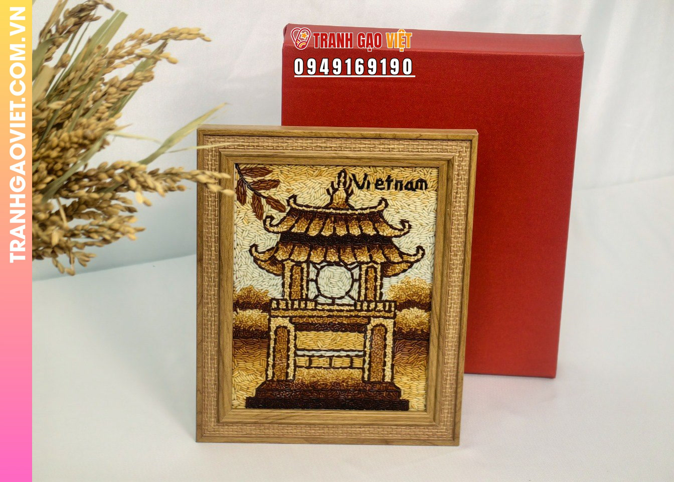 Liên hệ đặt Tranh Gạo Văn Miếu Quốc Tử