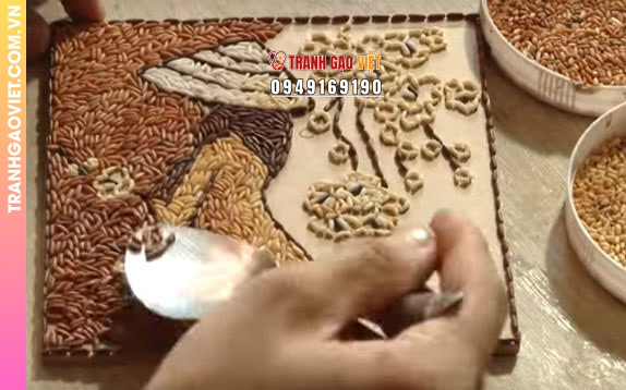 Lợi ích của việc sử dụng hạt gạo trong nghệ thuật