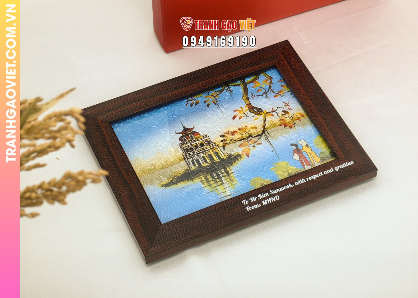 Lợi ích khi chọn Tranh Gạo Bản Đồ Việt làm quà tặng