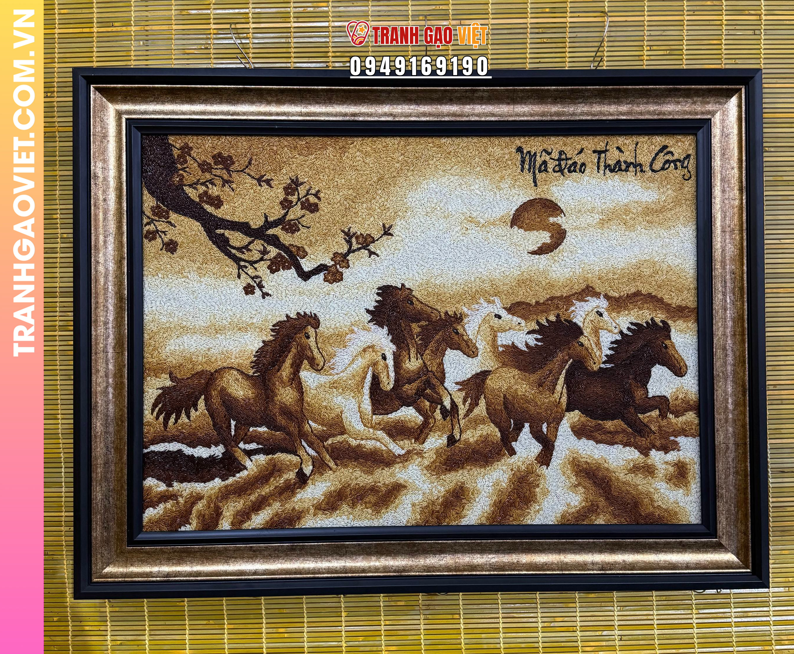 Lưu Ý Lựa chọn treo tranh phong thuỷ Mã Đáo Thành Công