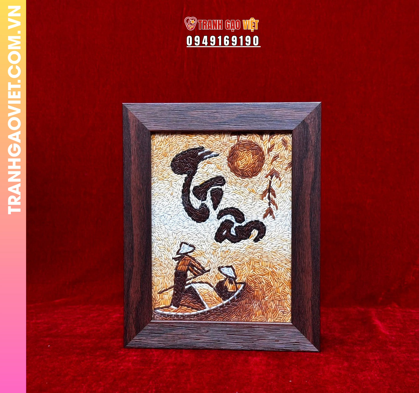 Lý do chọn mua Tranh Gạo Thư Pháp Sang Trọng tại đây