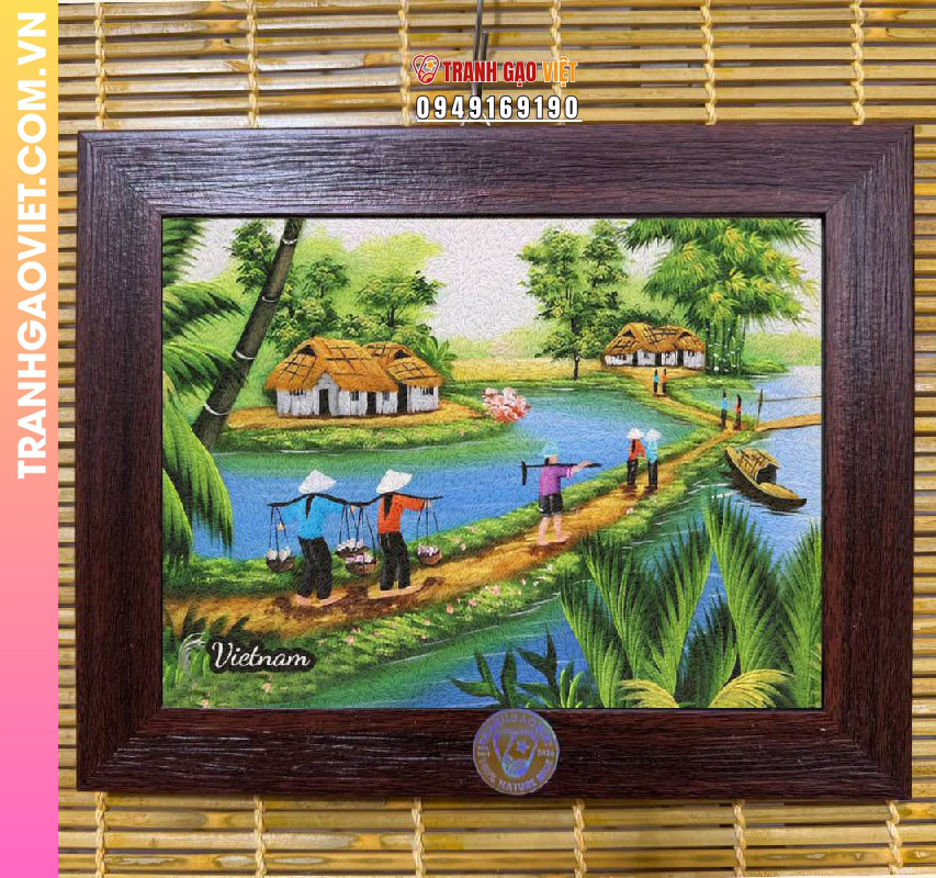 Lý do chọn Thiết Kế Tranh Gạo Quê Hương