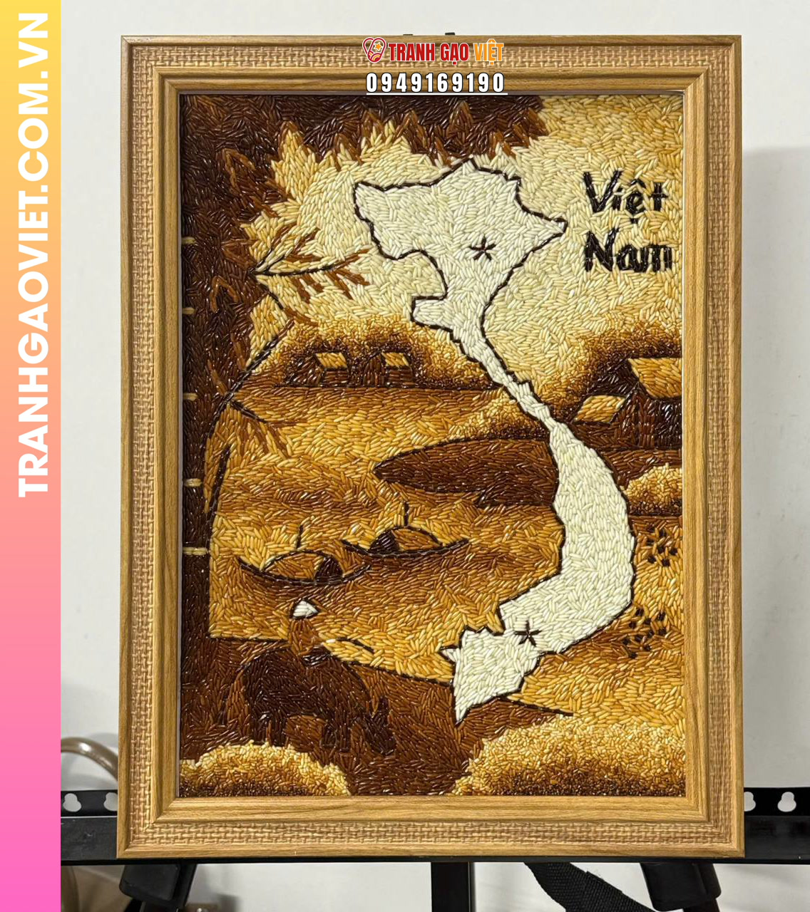 Lý do chọn Tranh Gạo Bản Đồ Việt tại đây