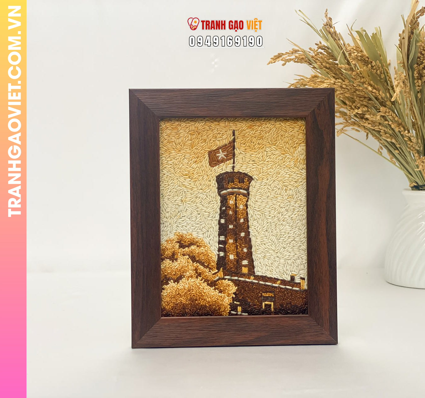 Lý do chọn Tranh Gạo Cột Cờ Việt Nam làm quà tặng