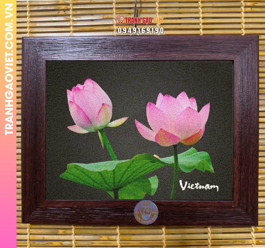 Lý do chọn Tranh Gạo Đầm Sen Việt Nam làm vật trang trí