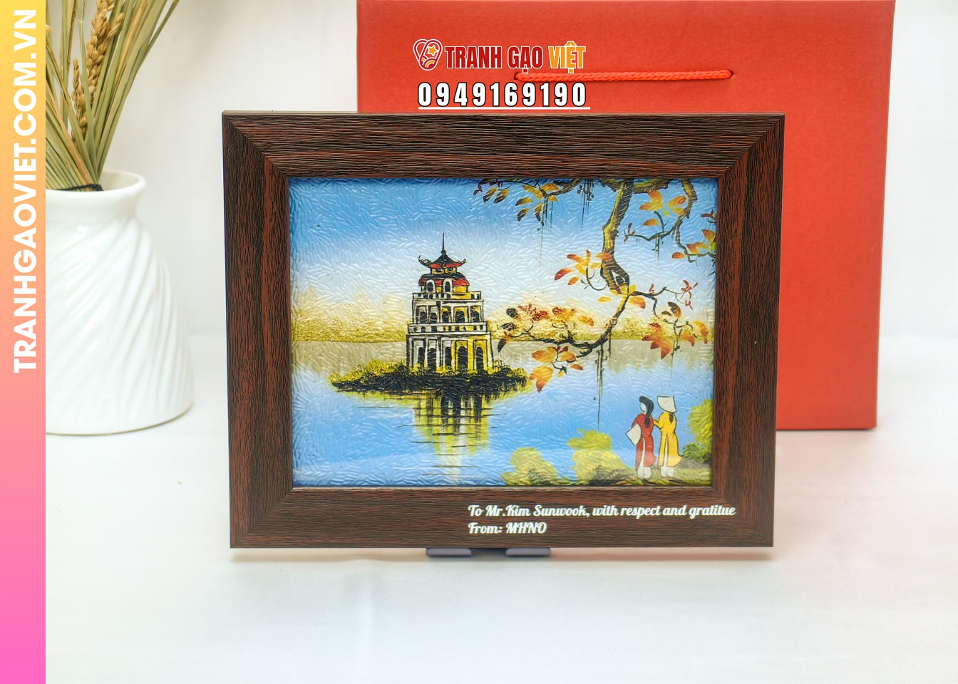Lý do chọn Tranh Gạo Hồ Gươm làm quà tặng