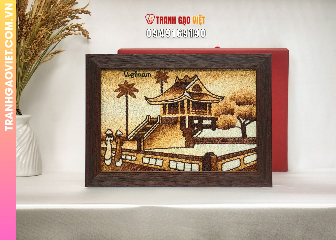 Lý do chọn Tranh Gạo Làm Quà Ký Kết tại đây