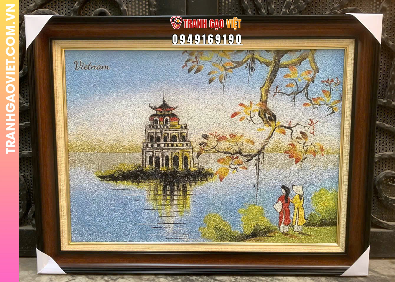 Lý do chọn Tranh Gạo Lưu Niệm làm quà giao lưu