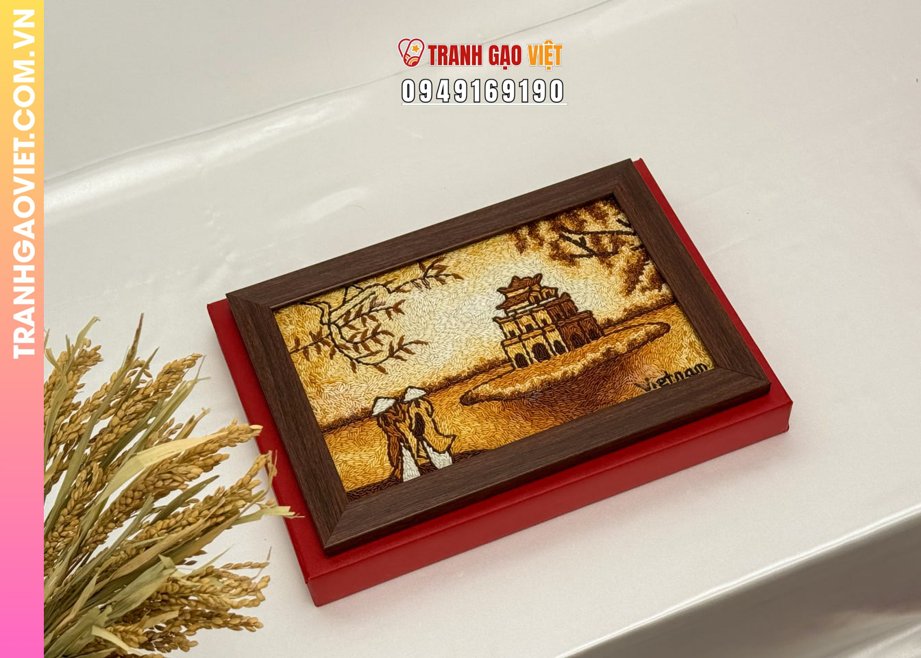 Lý do chọn Tranh Gạo Phong Cảnh Khắc Họa tại đây