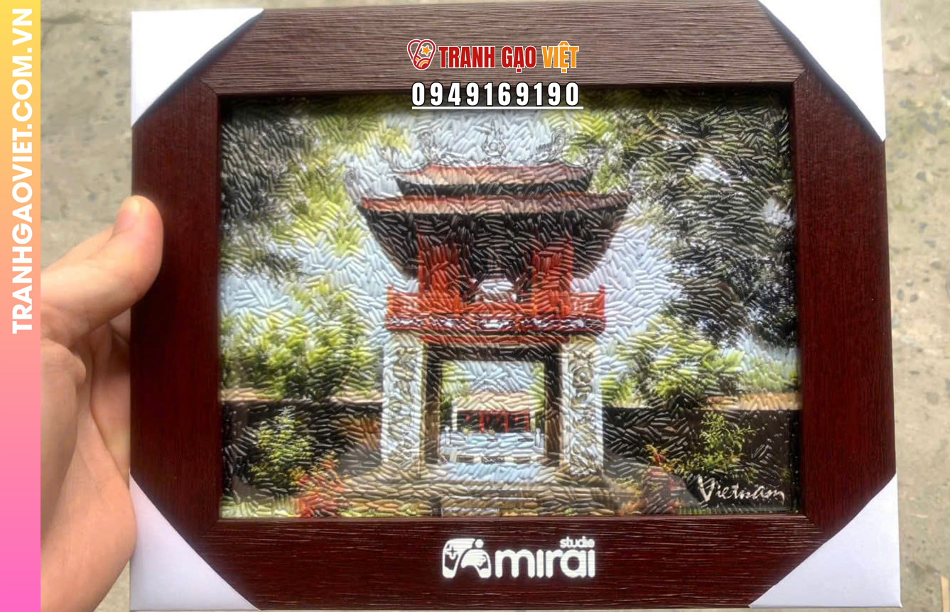 Lý do chọn Tranh Gạo Phong Cảnh Việt Nam làm quà tặng