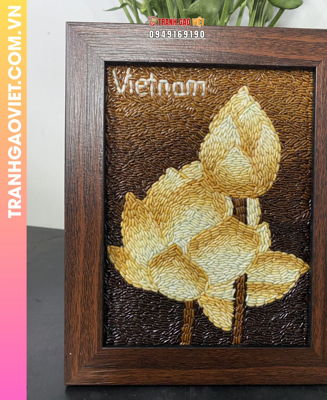 Lý do chọn Tranh Gạo Sen Vàng làm quà công tác