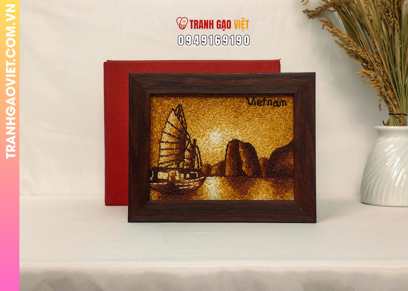 Lý do chọn Tranh Gạo Vịnh Hạ Long làm quà tặng