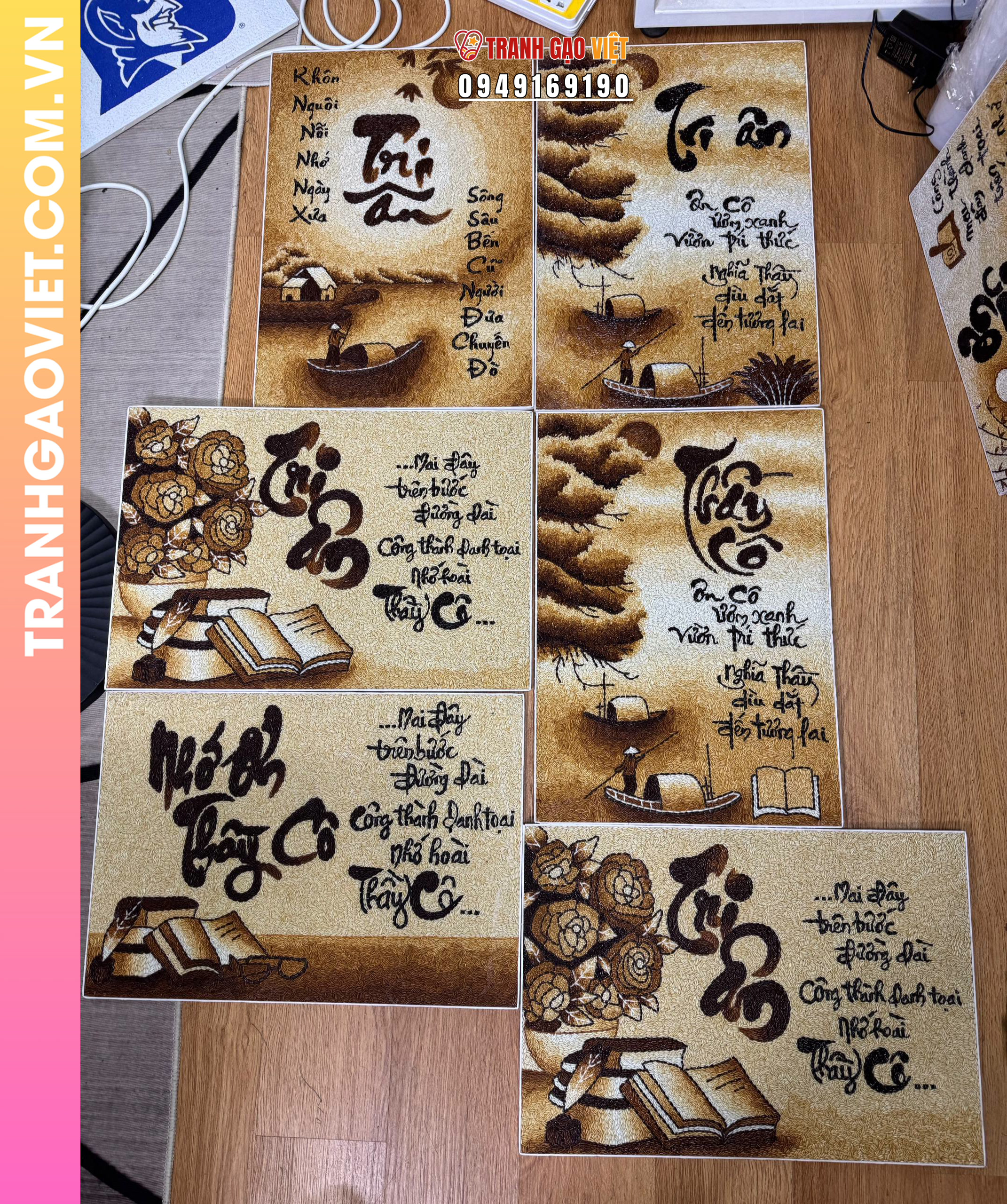 Mẫu Tranh Tri Ân Độc Đáo