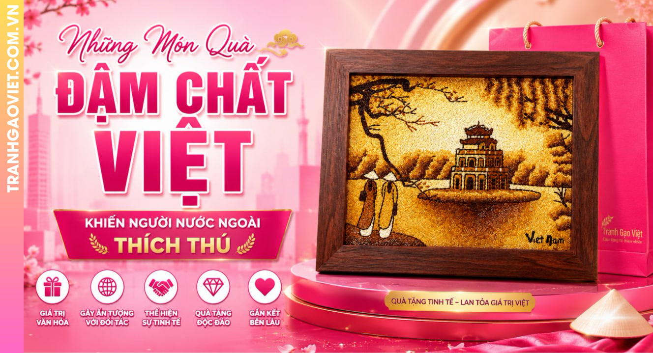 Những Món Quà Đậm Chất Việt Khiến Người Nước Ngoài Thích Thú