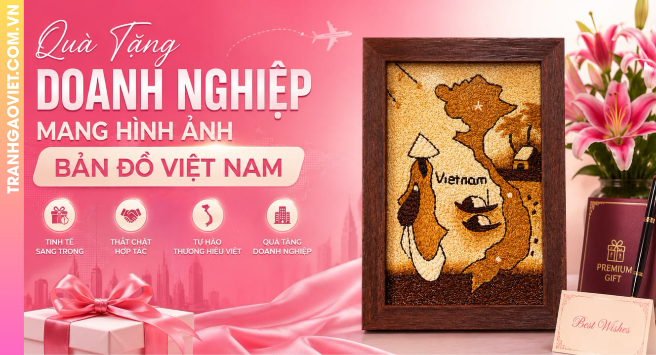 Quà Tặng Doanh Nghiệp Mang Hình Ảnh Bản Đồ Việt Nam