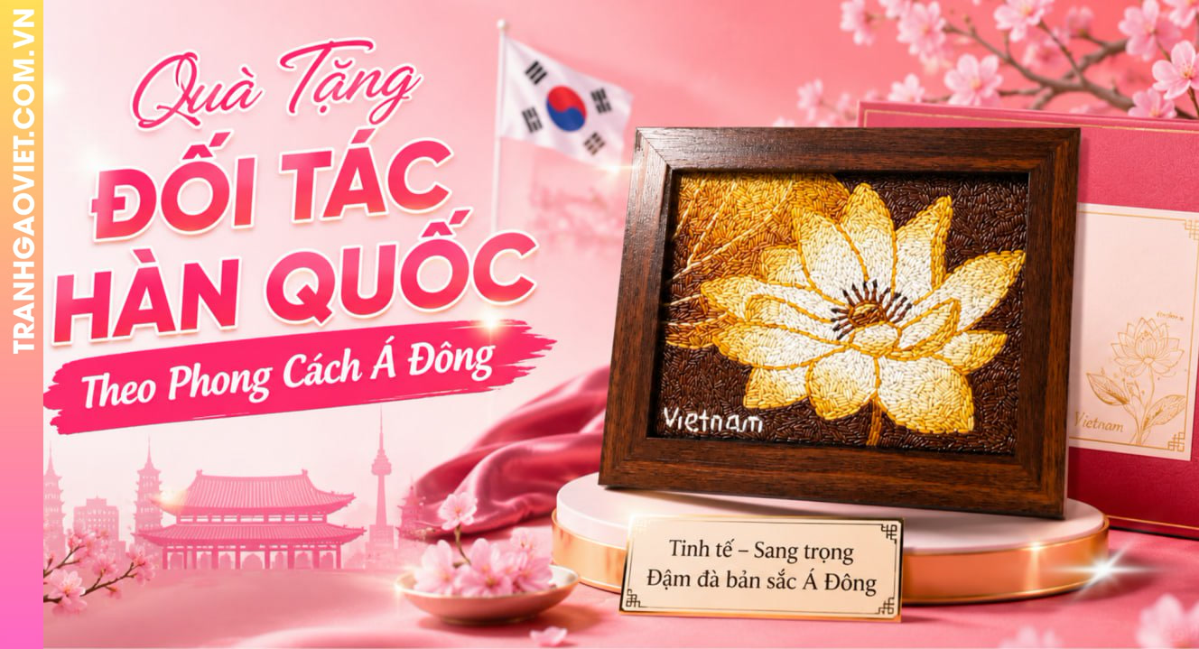 Quà Tặng Đối Tác Hàn Quốc Theo Phong Cách Á Đông