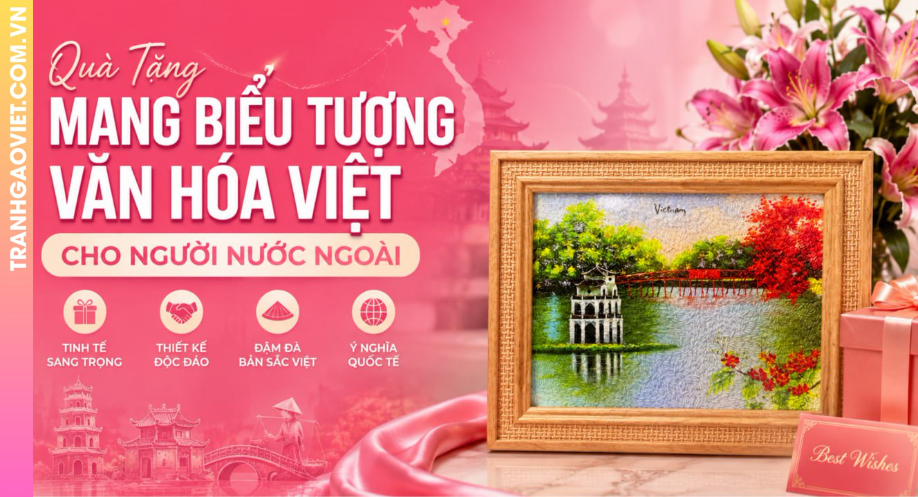 Quà Tặng Mang Biểu Tượng Văn Hóa Việt Cho Người Nước Ngoài