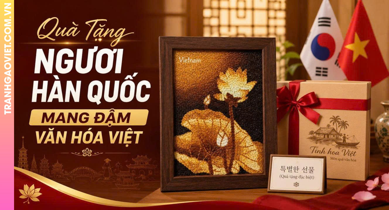Quà Tặng Người Hàn Quốc Mang Đậm Văn Hóa Việt