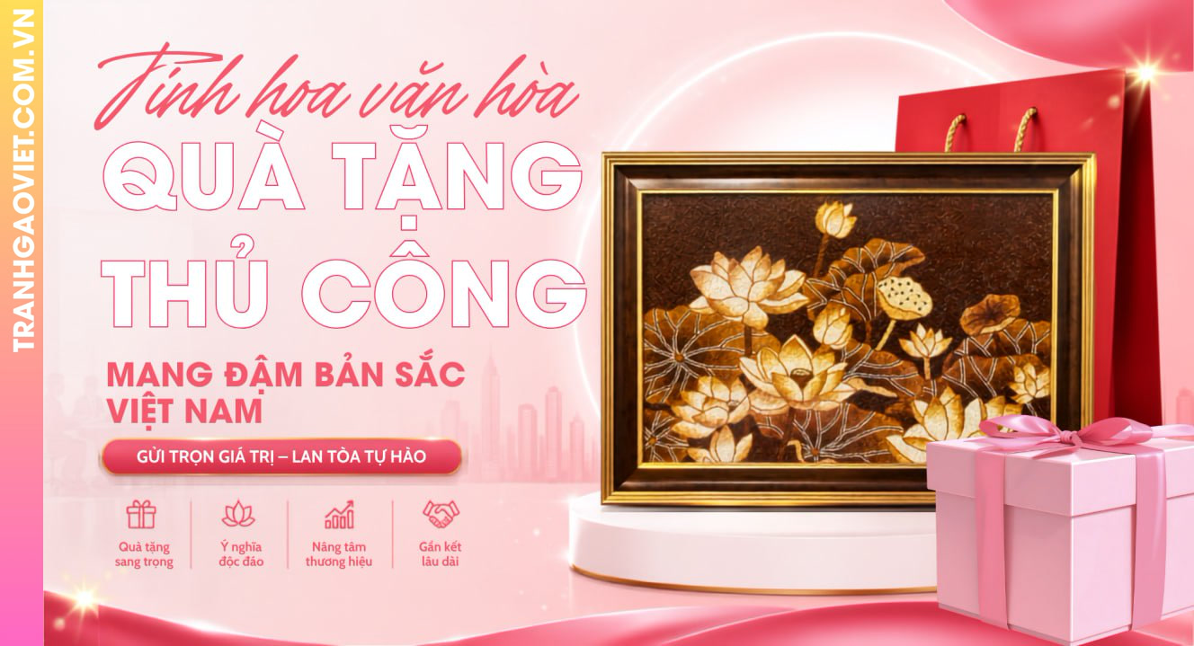 Quà Tặng Thủ Công Mang Đậm Bản Sắc Việt Nam