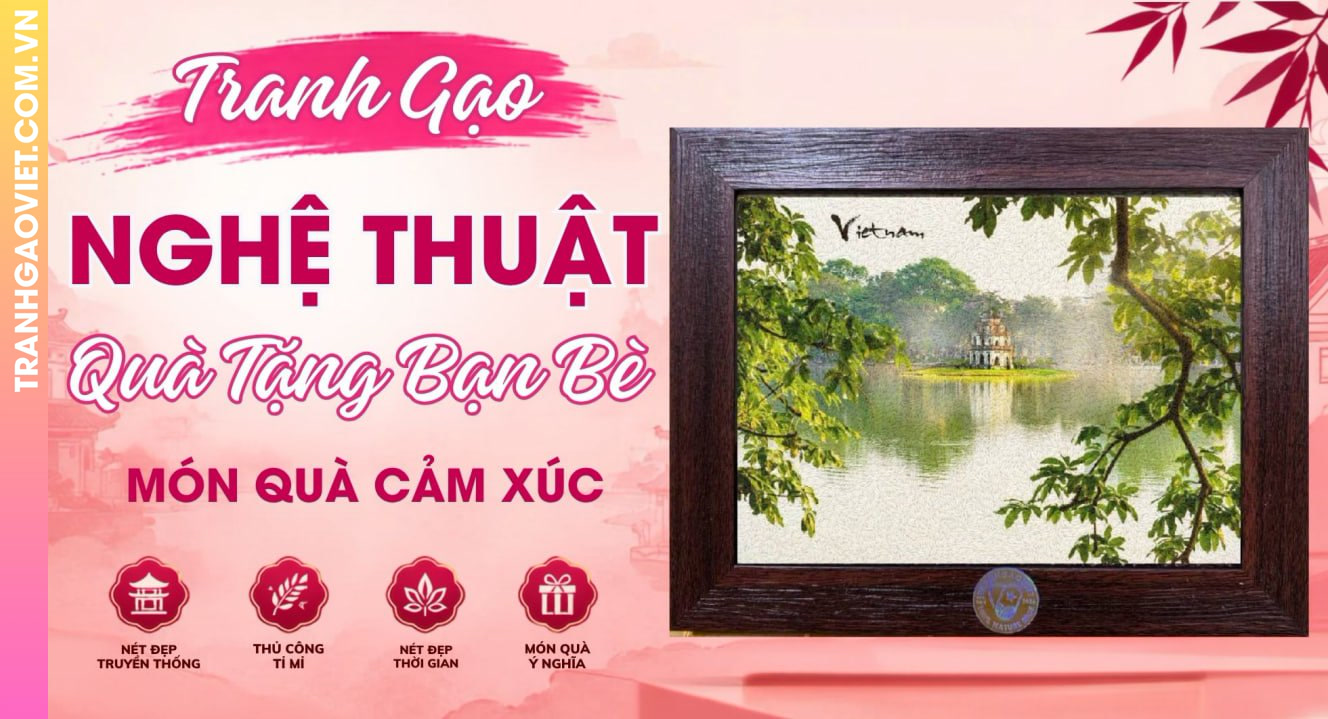 Quà Tặng Tranh Gạo Tân Gia Mang May Mắn Cho Gia Chủ