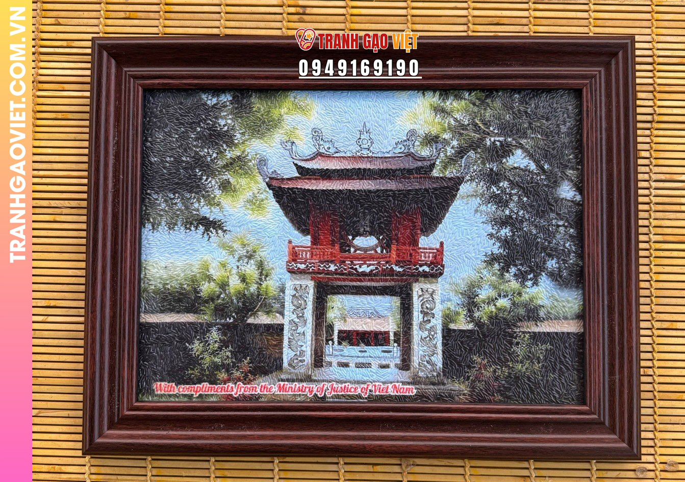 Quy trình đặt Tranh Gạo Cao Cấp theo yêu cầu