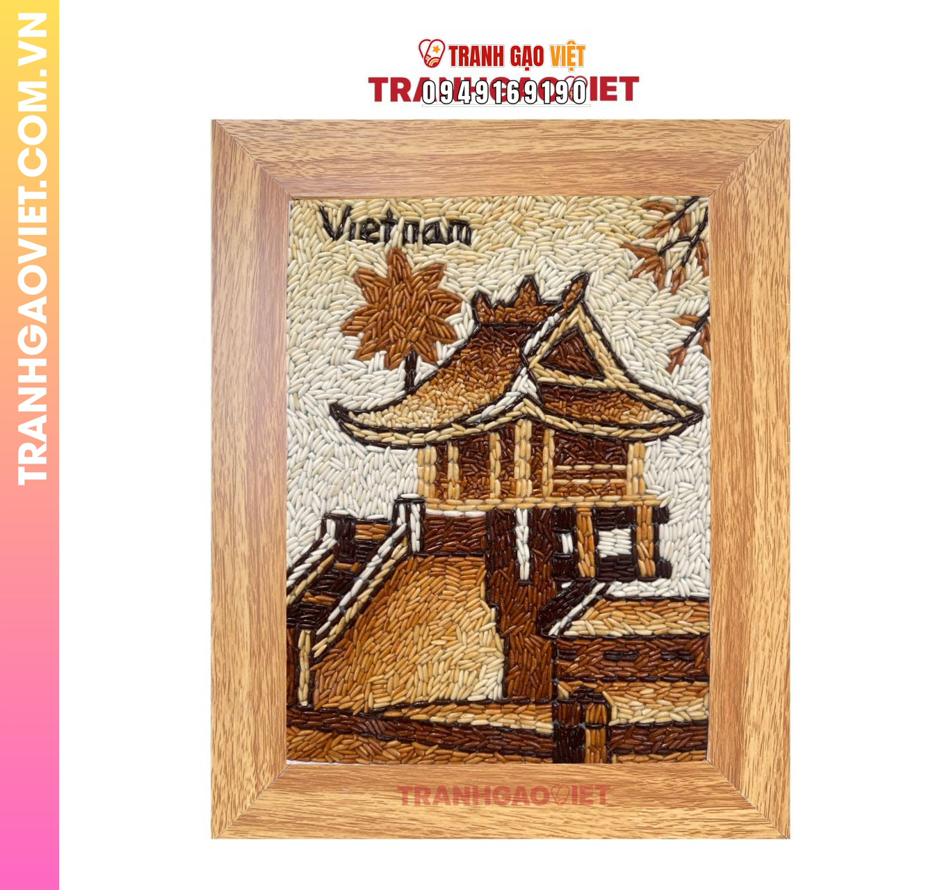Quy trình đặt Tranh Gạo Liên Hoa Tịnh Quang theo yêu cầu