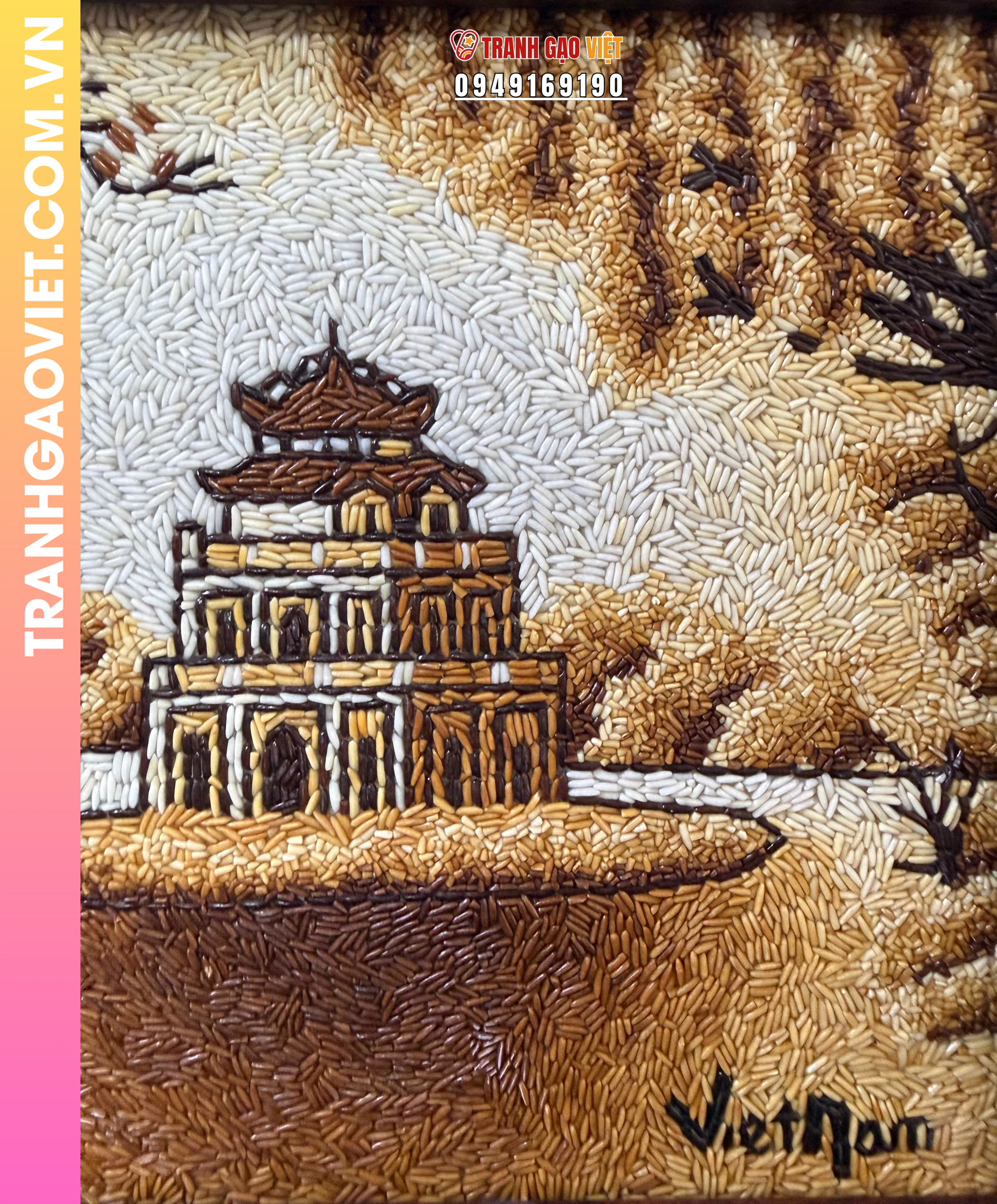 Tại sao lại lựa chọn Tranh Gạo Rang tặng người nước ngoài ?