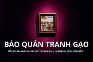 Bảo quản tranh gạo như thế nào?
