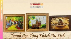 Mẫu Tranh đẹp và độc đáo Tặng Khách Du Lịch tới Việt Nam