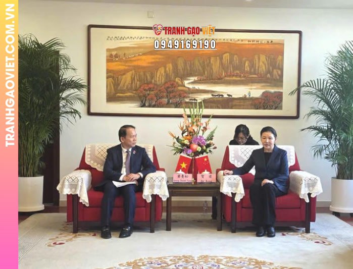 Tranh Đại Việt là nhà cung cấp tranh quà tặng ngoại giao trong chuyến thăm cấp nhà nước Việt Nam - Trung Quốc