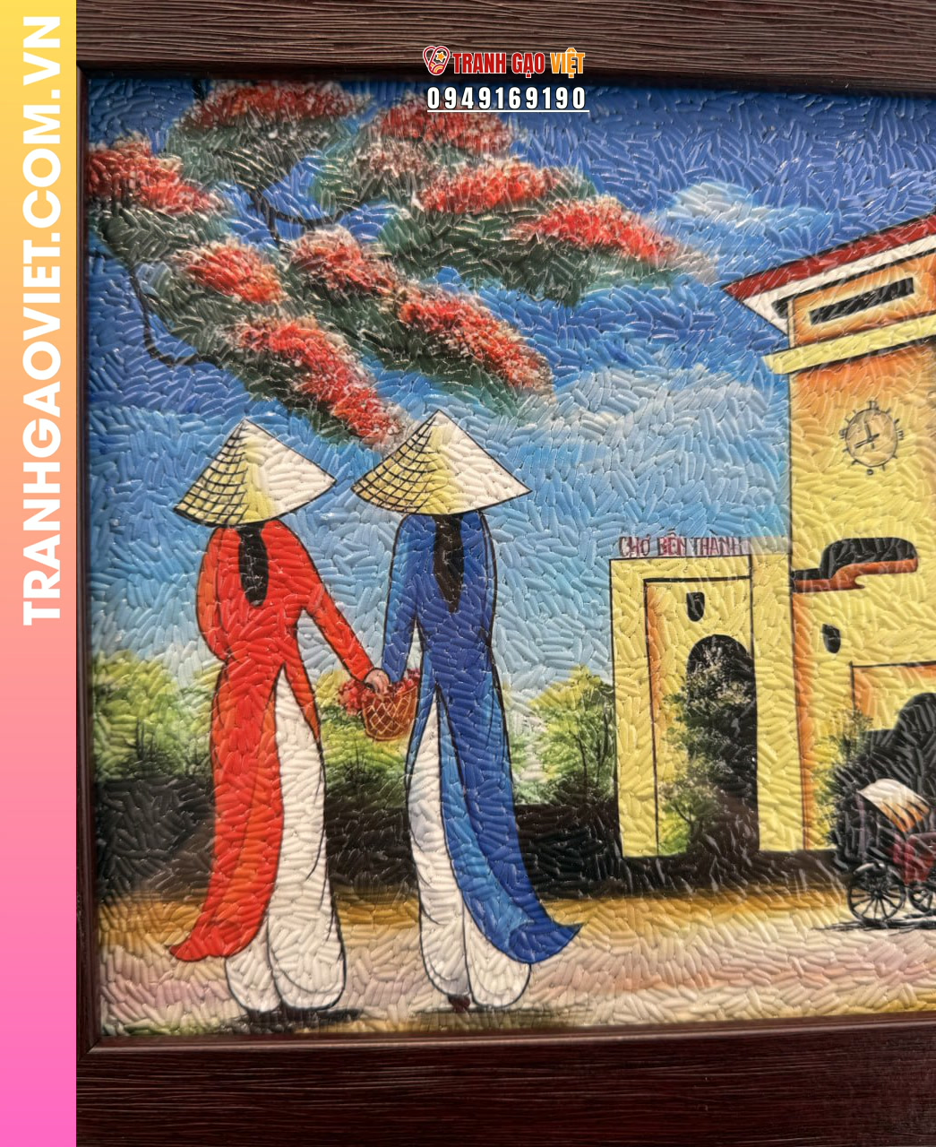 Tranh Gạo Chợ Bến Thành Cổ Xưa Nghệ Thuật Là gì