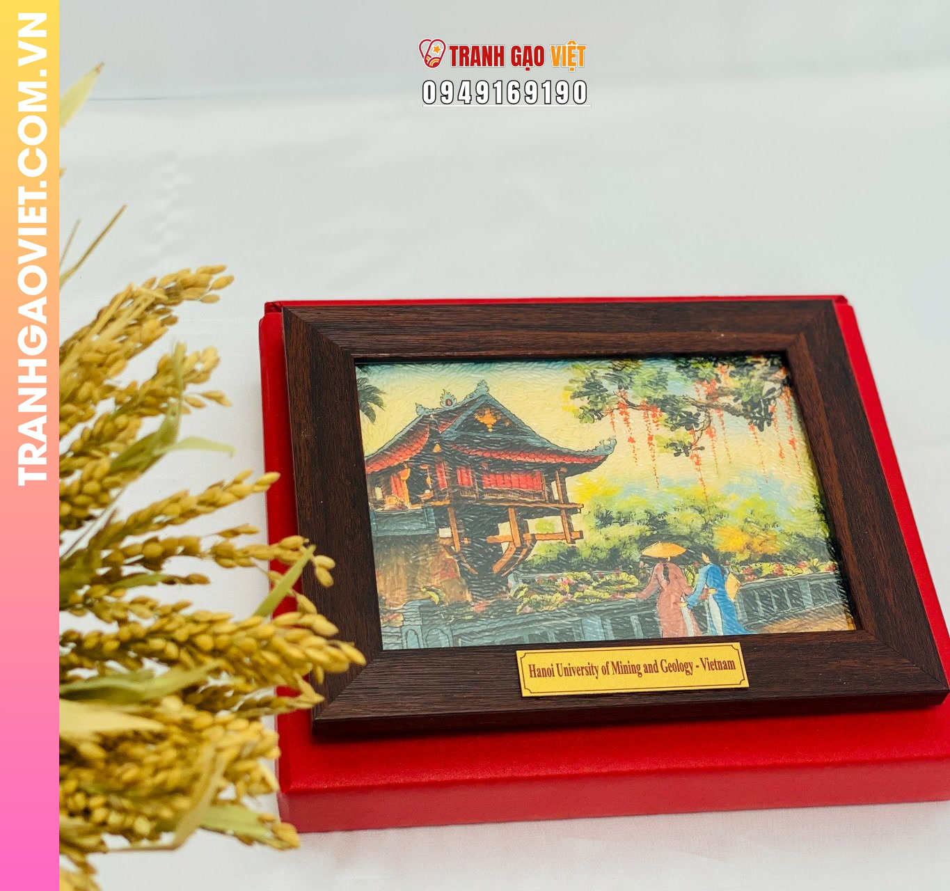 Tranh Gạo Chùa Một Cột là gì
