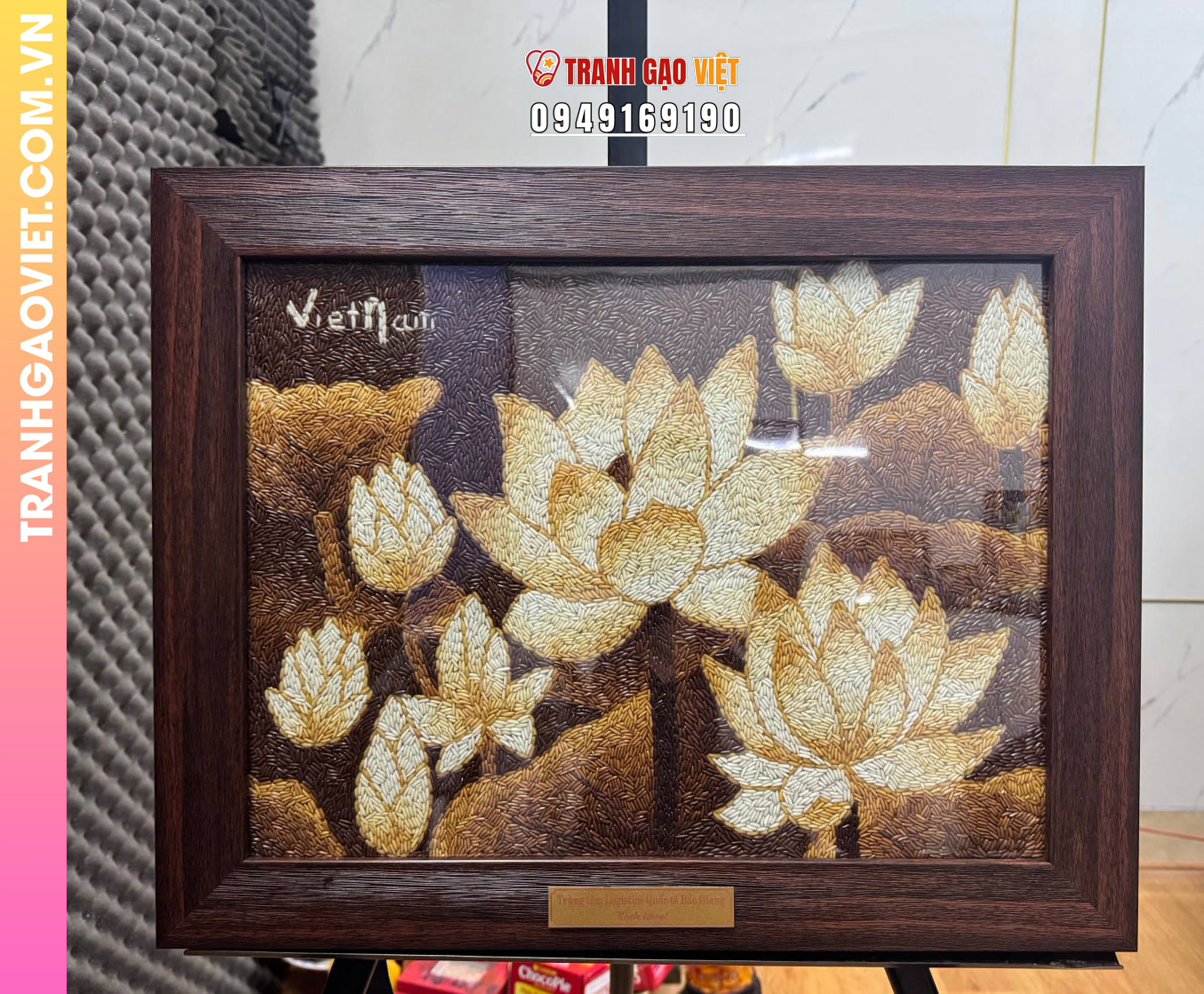 Tranh Gạo Cỡ Lớn Tạo Điểm Nhấn Là Gì