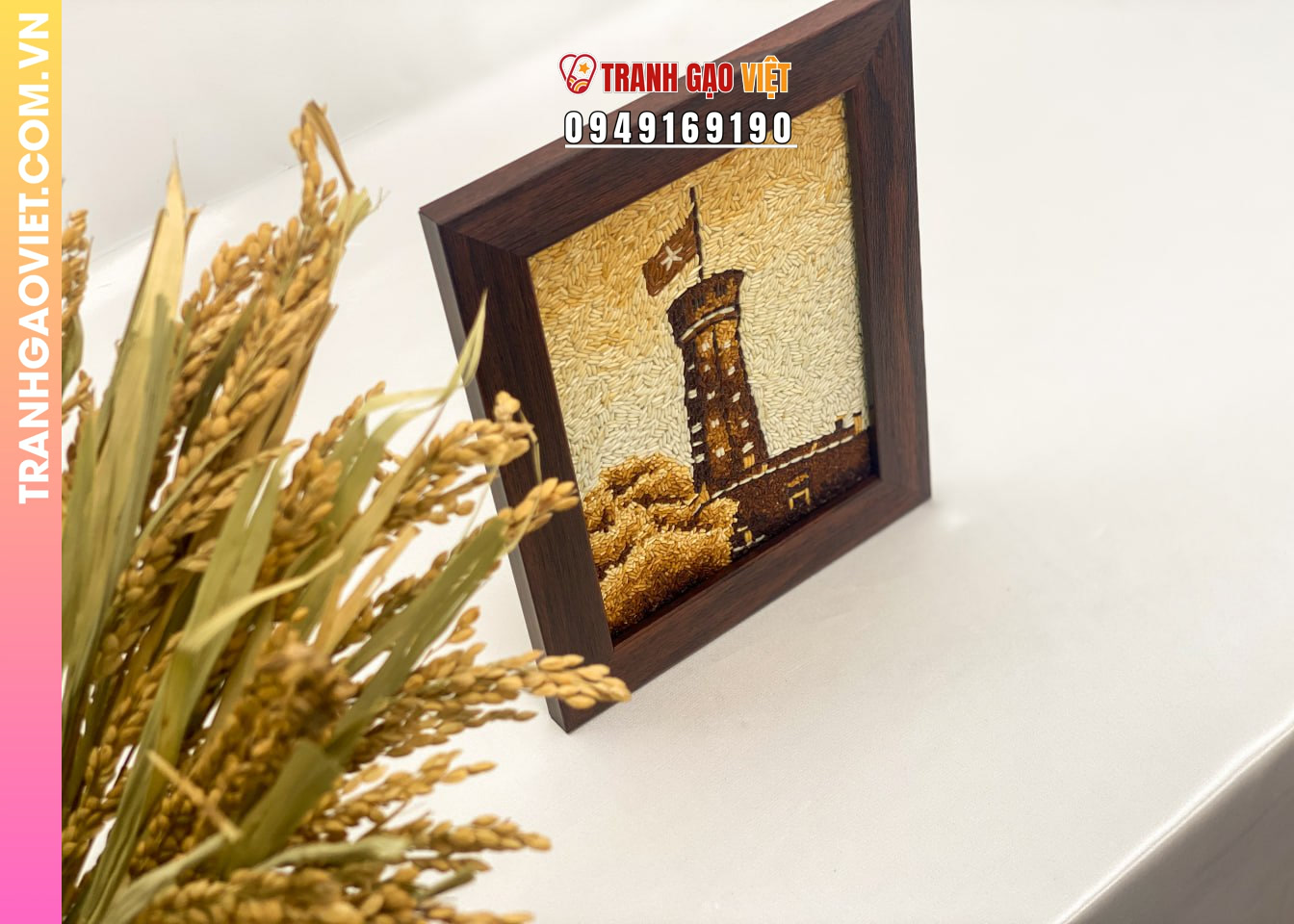 Tranh Gạo Cột Cờ là gì