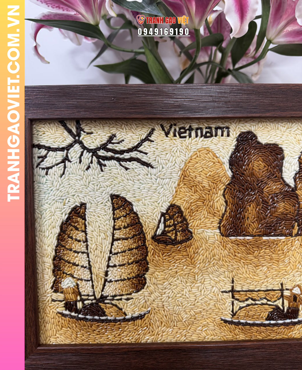 Tranh Gạo Hạ Long Mộng Cảnh Sang Trọng là gì