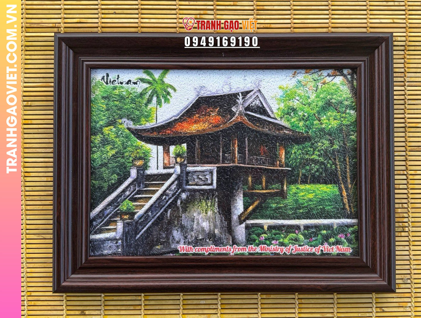 Tranh Gạo Làm Quà Tặng Đại Hội là gì