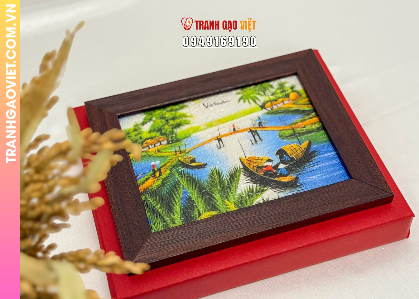 Tranh Gạo Làng Quê Việt là gì