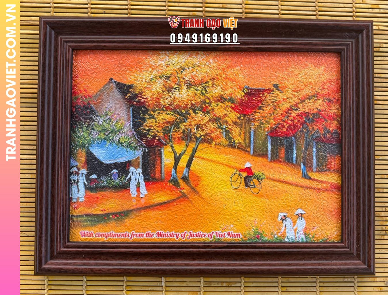 Tranh Gạo Lưu Niệm Việt Nam