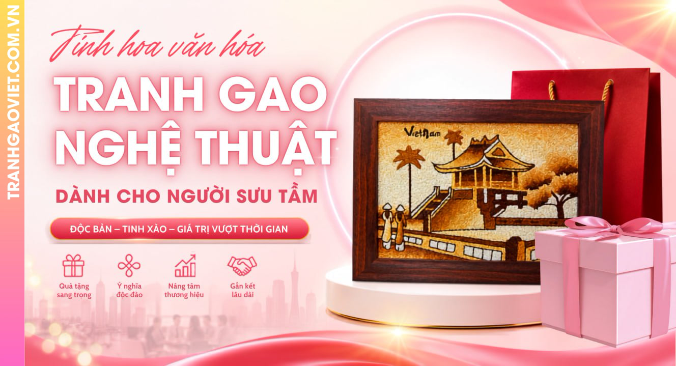 Tranh Gạo Nghệ Thuật Cao Cấp Dành Cho Người Sưu Tầm