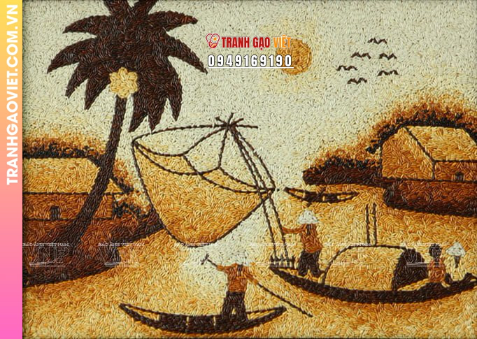 Tranh Gạo Ngư Dã Thôn Việt là gì
