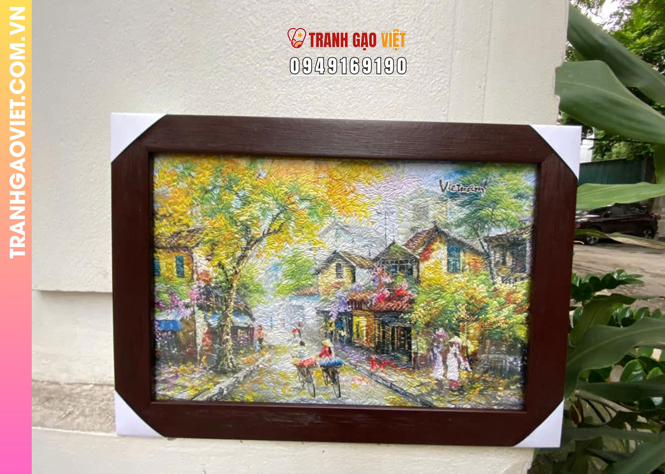 Tranh Gạo Phố Xưa Tĩnh Mộng Đậm Nét Truyền Thống là gì