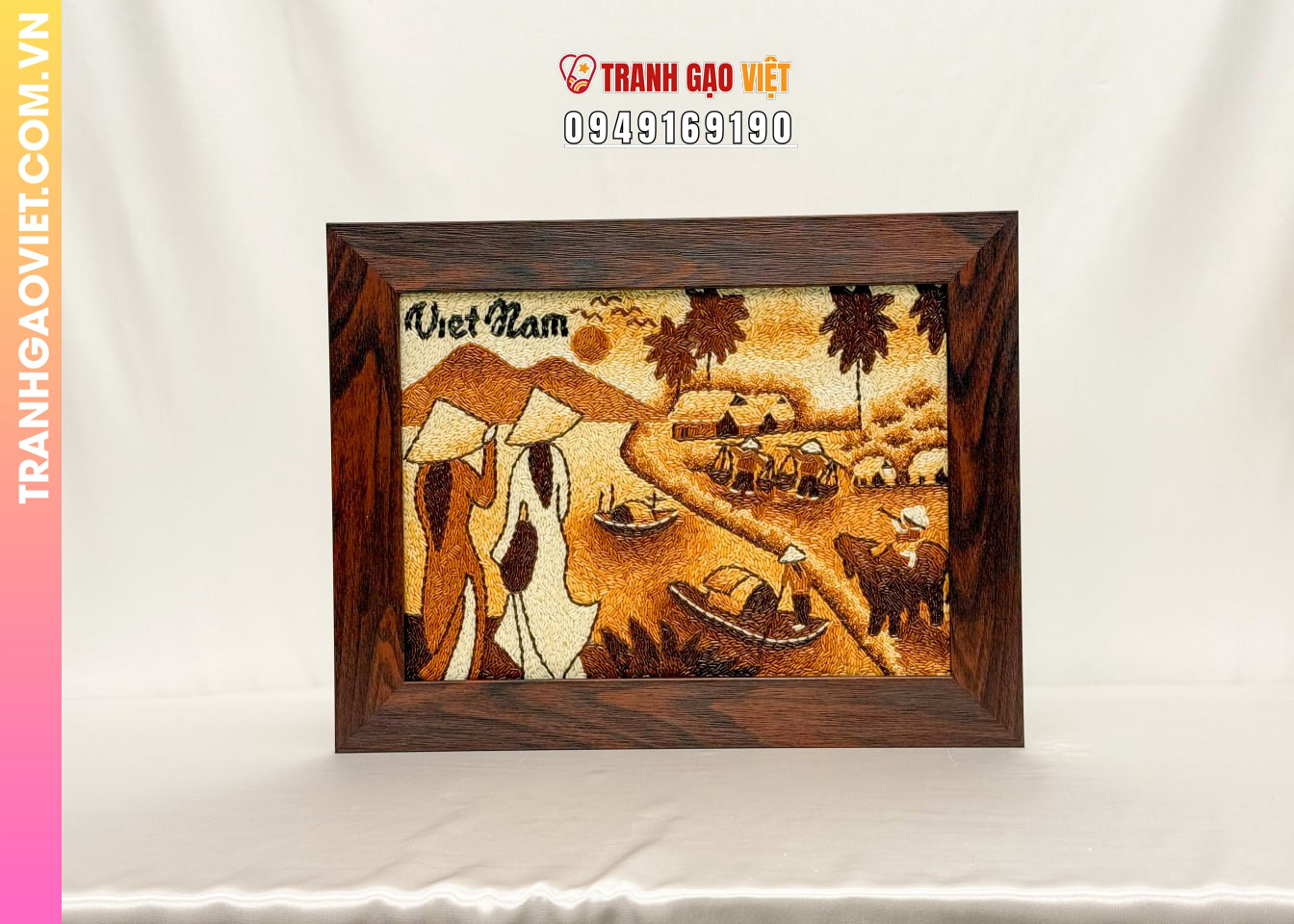 Tranh Gạo Phong Cảnh Khắc Họa Vẻ Đẹp Non Nước Việt là gì