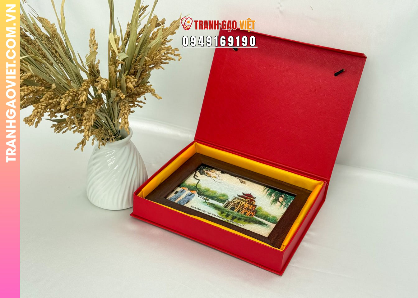 Tranh Gạo Phong Cảnh Việt Nam là gì
