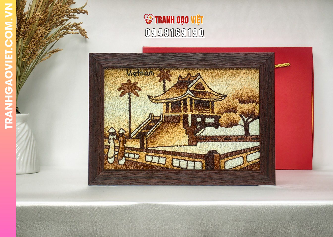 Tranh Gạo Quà Tặng Ý Nghĩa Làm Từ Những Hạt Gạo Việt là gì