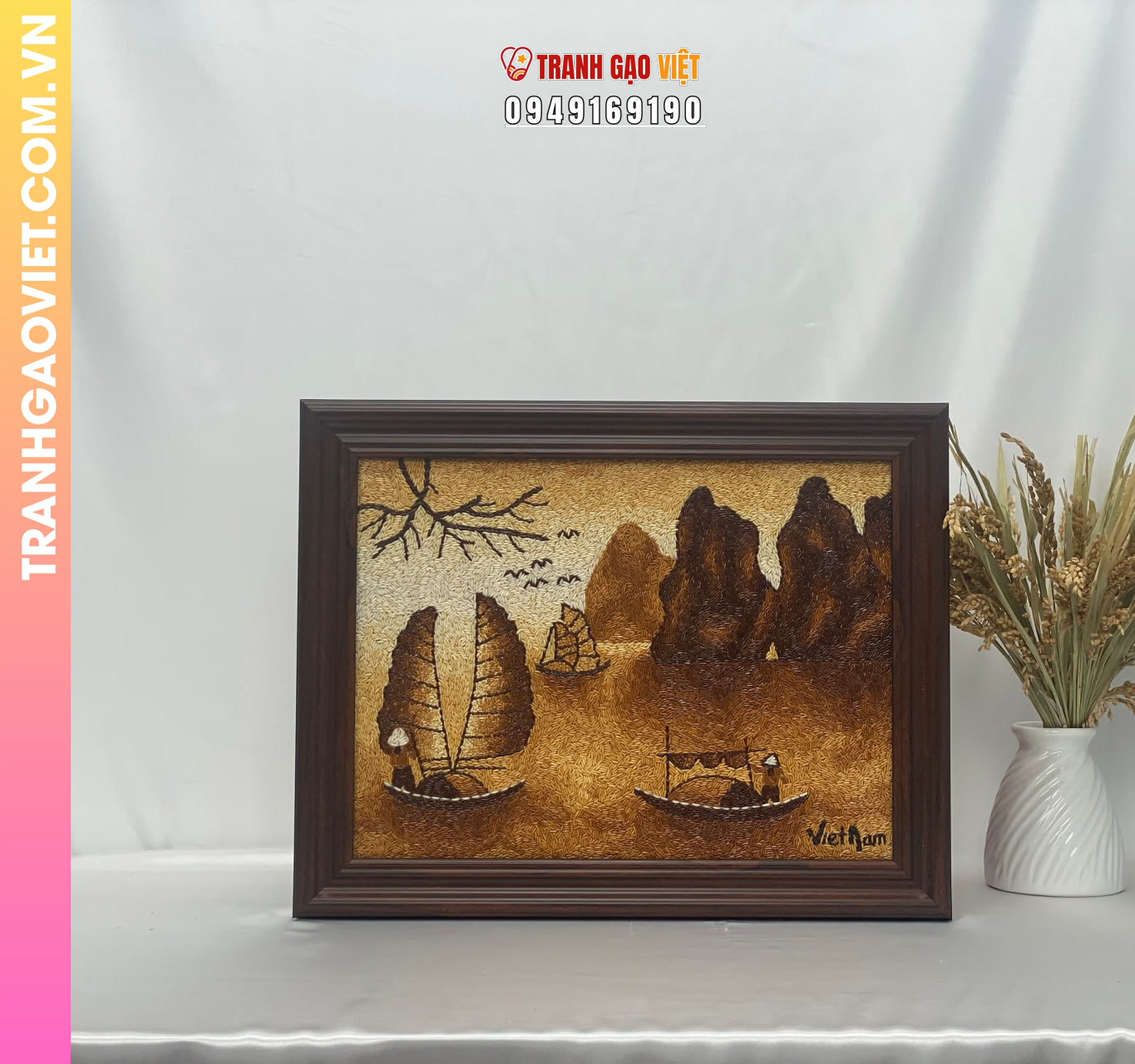 Tranh Gạo Rang Nghệ Thuật là gì