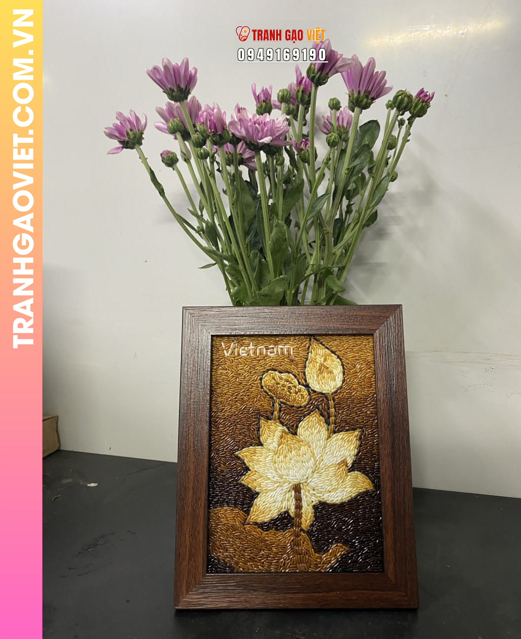 Tranh Gạo Sen Vàng là gì