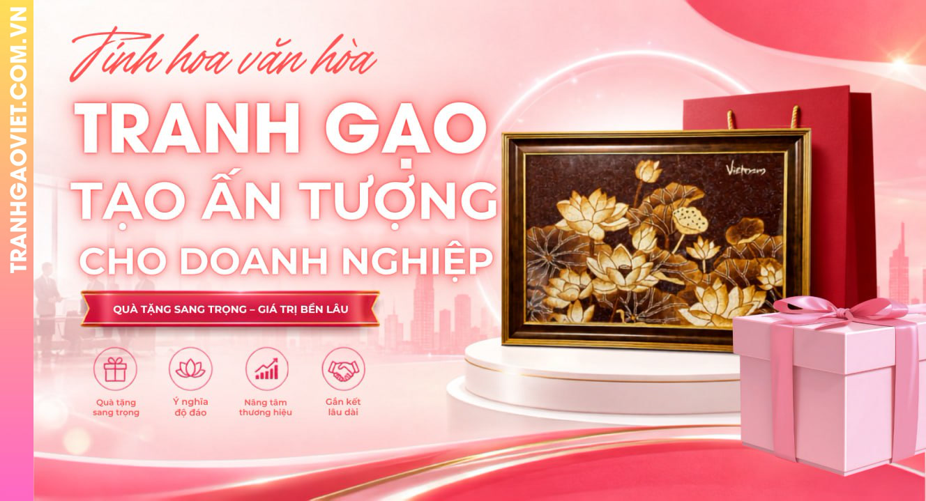 Tranh Gạo Tạo Ấn Tượng Cho Doanh Nghiệp