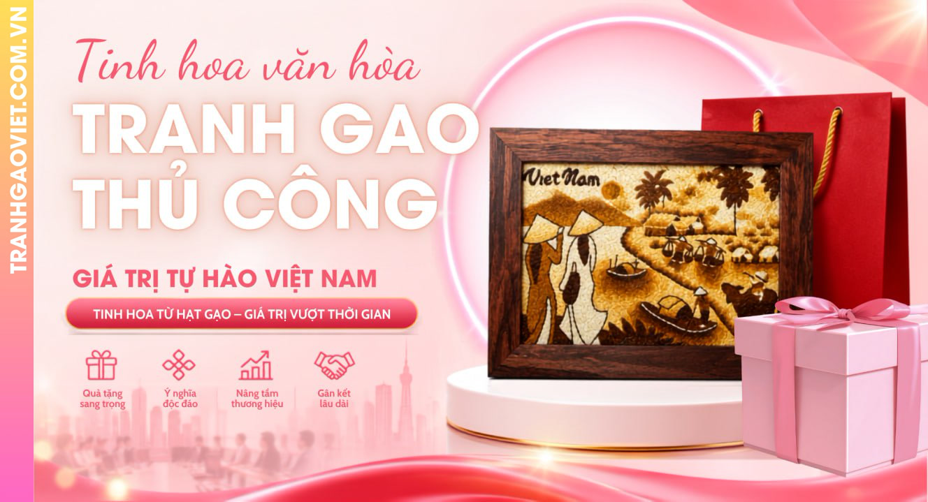 Tranh Gạo Thủ Công Và Giá Trị Của Sản Phẩm Việt Nam