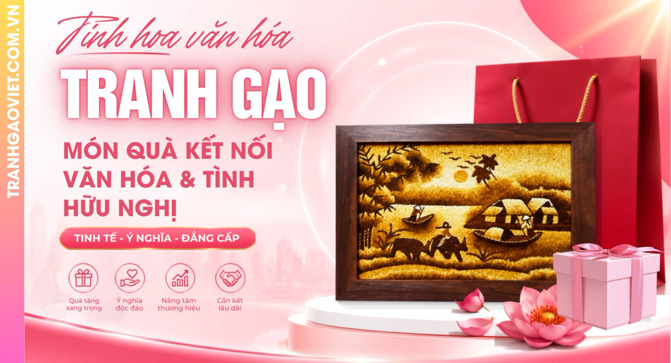 Tranh Gạo Việt Nam – Món Quà Kết Nối Văn Hóa Và Tình Hữu Nghị